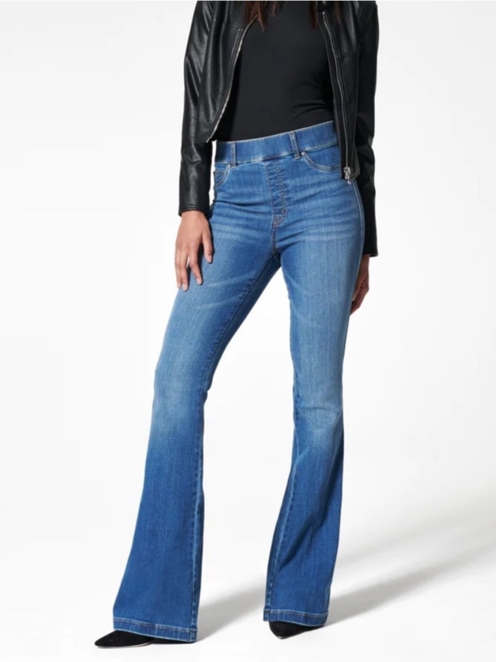 SPANX Vintage Indigo Flare Jeans